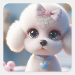 ’Tanya’ Fyrkantigt Klistermärke