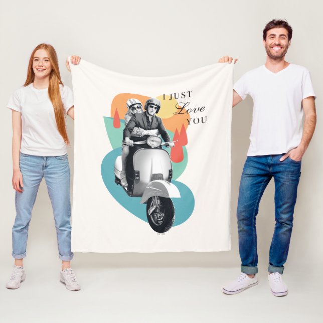 Tanya och Greg - den vita Lotus... Fleecefilt (På plats)