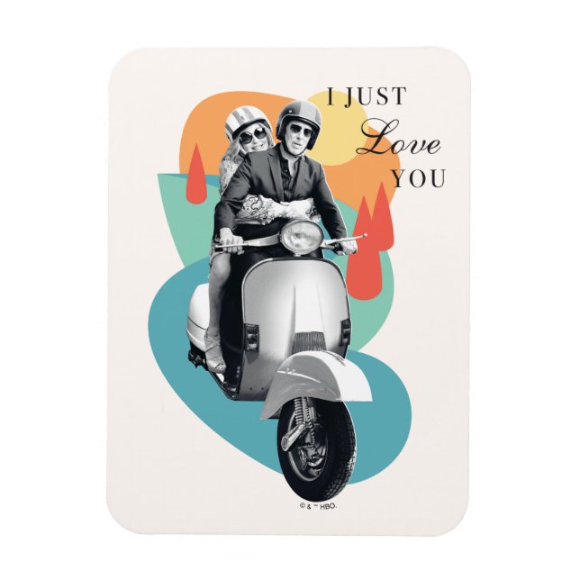 Tanya och Greg - den vita Lotus... Magnet (Vertikal)