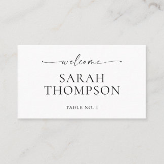 TANYA Platt Bröllopsplatskort eller Eskortkort Placeringskort