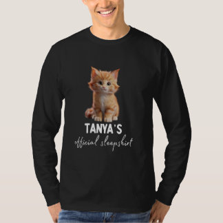 TANYAS Officiell Cat Sleepshirt Pajama T Shirt