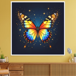 Tanz des Schmetterlings Canvastryck