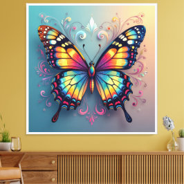 Tanz des Schmetterlings Canvastryck