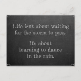 Tanz im Regen Vykort