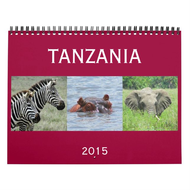 tanzania 2015 kalender (Omslag)
