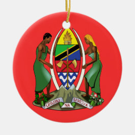 TANZANIA* CHRISTMAS ORNATION JULGRANSPRYDNAD KERAMIK