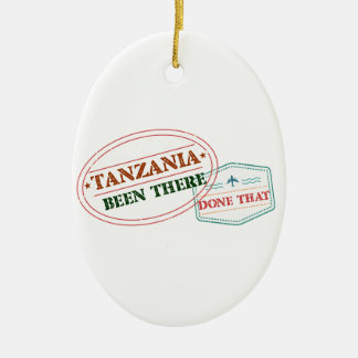 Tanzania där gjort det julgransprydnad keramik