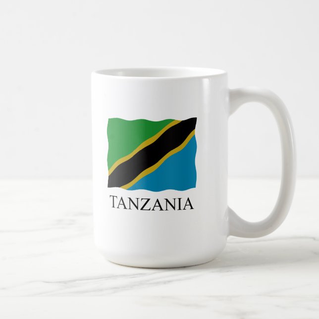 Tanzania flag kaffemugg (Höger)
