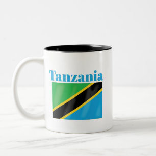 Tanzania Flagga Coffee Mugg