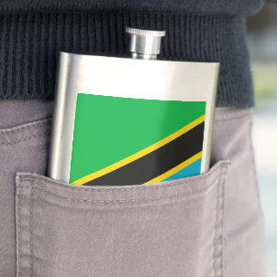 Tanzania flagga fickplunta