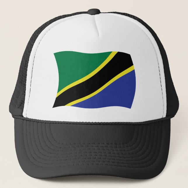 Tanzania Flagga Hat Keps (Framsida)