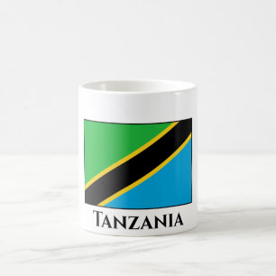 Tanzania Flagga Kaffemugg