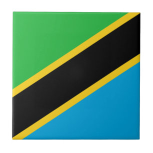 Tanzania flagga kakelplatta