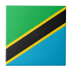 Tanzania flagga kakelplatta