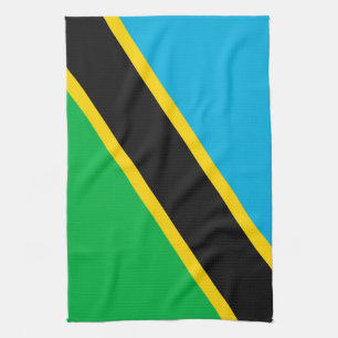 Tanzania flagga kökshandduk