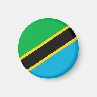 Tanzania flagga magnet