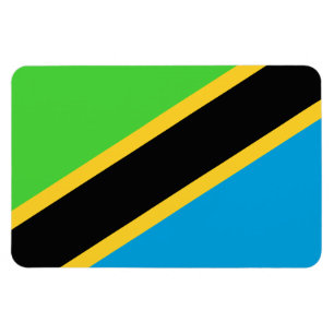 Tanzania Flagga Magnet
