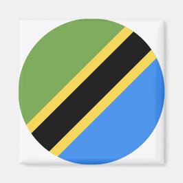 Tanzania Flagga Magnet