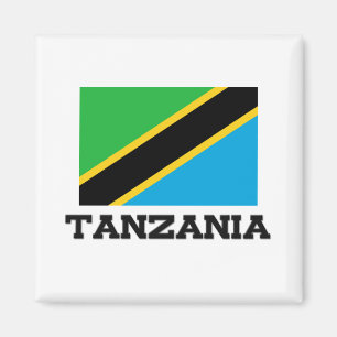 Tanzania Flagga Magnet