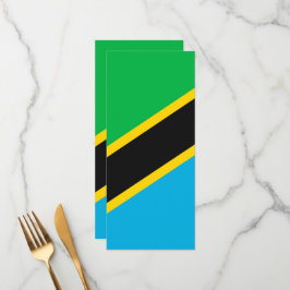Tanzania flagga meny