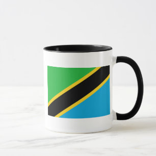 tanzania flagga mugg