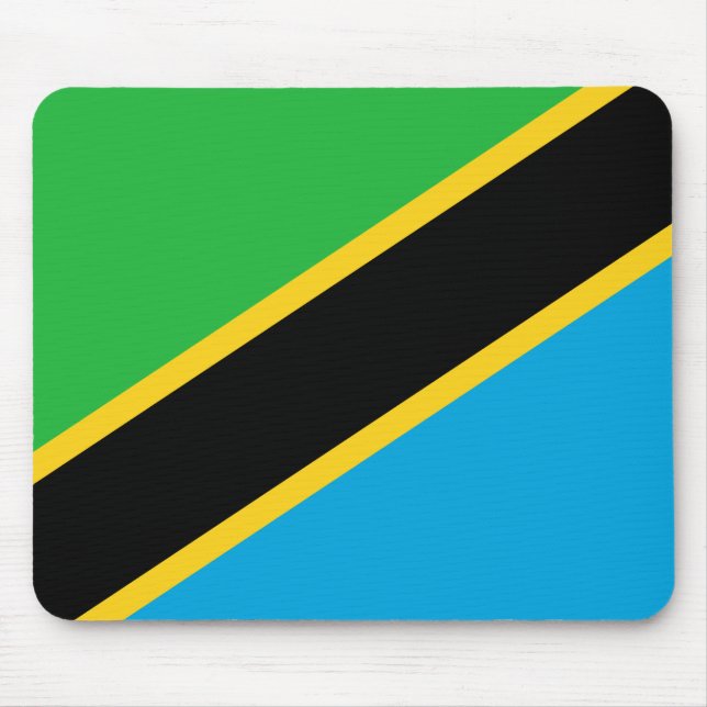 Tanzania Flagga Musmatta (Framsidan)