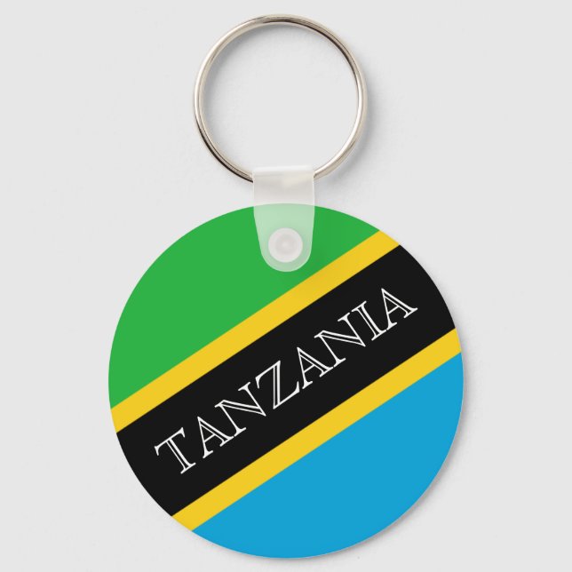 tanzania flagga nyckelring (Framsida)