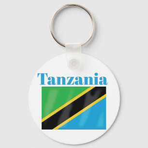 Tanzania Flagga Nyckelring