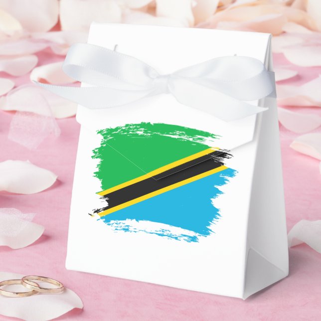Tanzania flagga presentaskar (Bröllop)