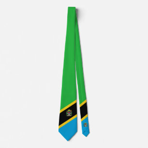 Tanzania flagga slips