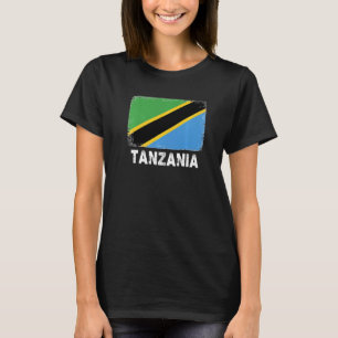 Tanzania Flagga Support Tanzanias People Women Man T Shirt