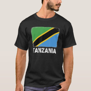 Tanzania Flagga Support Tanzanias People Women Man T Shirt