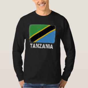 Tanzania Flagga Support Tanzanias People Women Man T Shirt