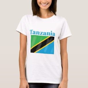 Tanzania Flagga T Shirt