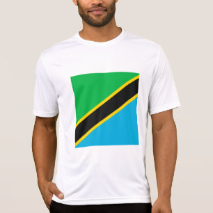 Tanzania flagga t shirt