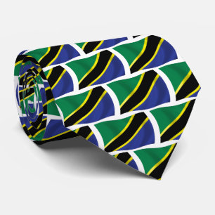 Tanzania Flagga Tie Slips