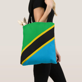 Tanzania flagga tygkasse