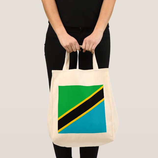 Tanzania flagga tygkasse (Framsida (produkt))