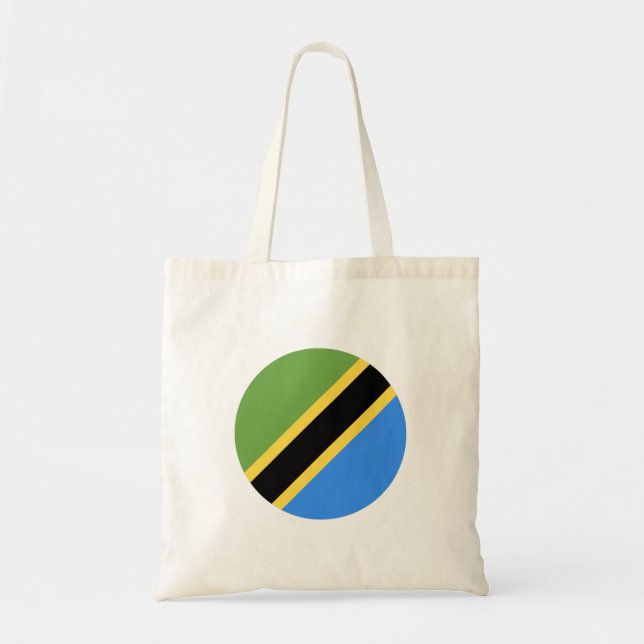 Tanzania Flagga Tygkasse (Framsidan)