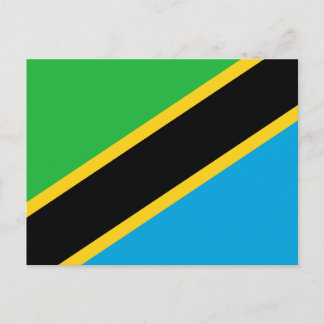 Tanzania Flagga-vykort Vykort