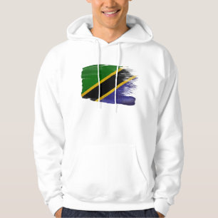 Tanzania flaggaHoodie Munkjacka