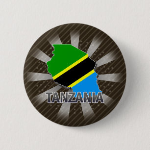 Tanzania flaggakarta 2,0 knapp