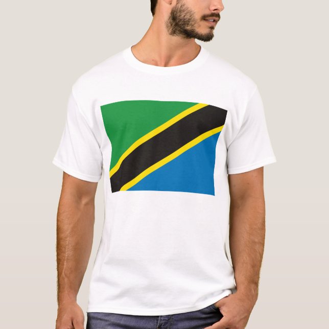 Tanzania flaggaT-tröja Tee (Framsida)
