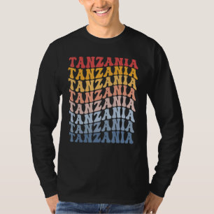 Tanzania Groovy Retro Tanzanier T Shirt