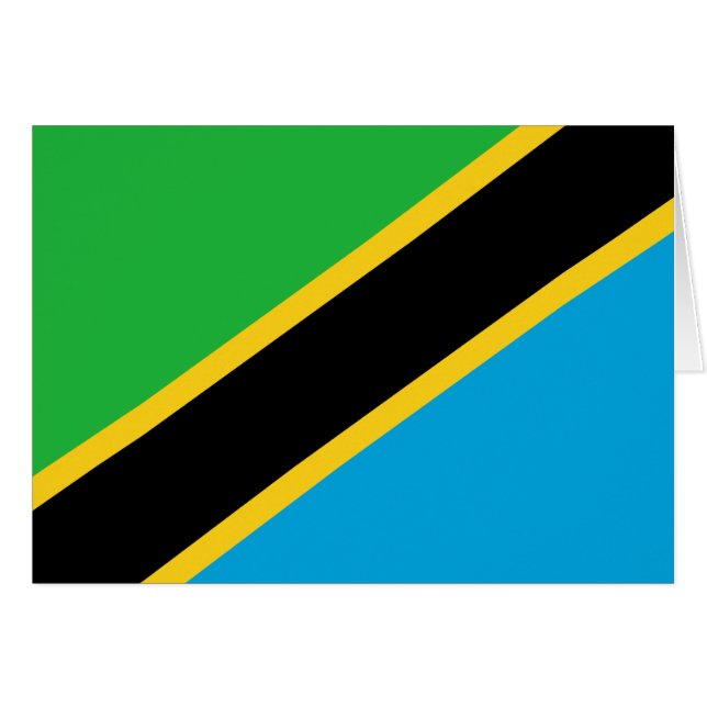 Tanzania Hälsningskort (Framsidan Horizontal)