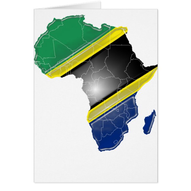 Tanzania Hälsningskort (Framsidan)