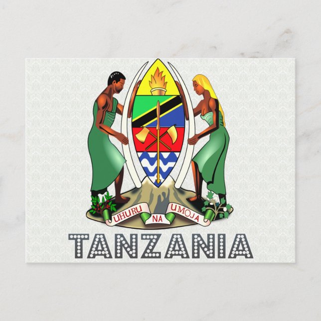 Tanzania Jackar om Arm Vykort (Framsida)