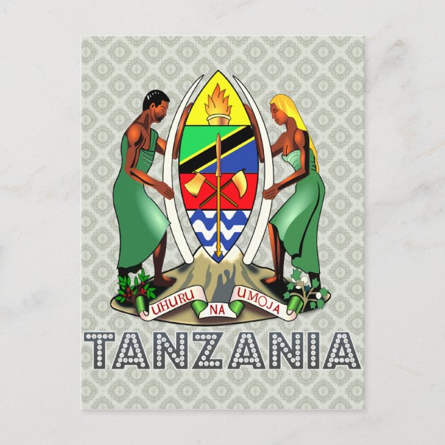 Tanzania Jackar om Arm Vykort (Framsida)