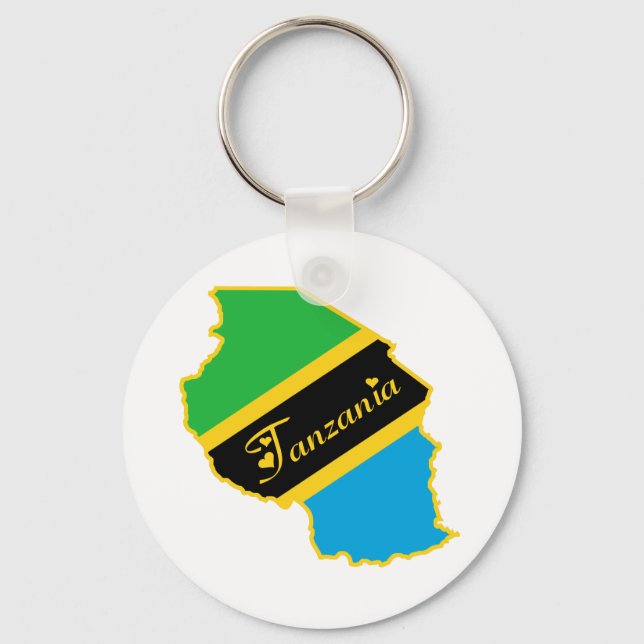 Tanzania Keychain Nyckelring (Framsida)