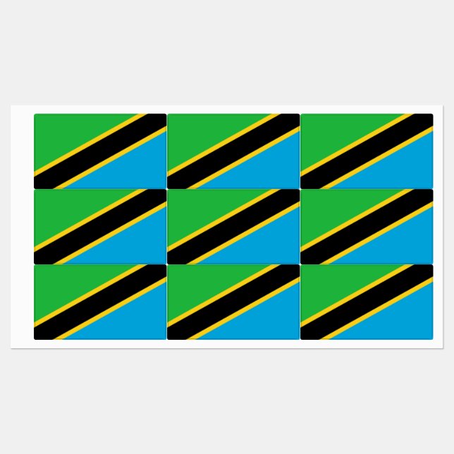 Tanzania Klistermärke (Ark)